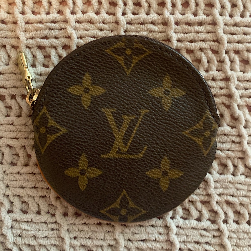 Monogram Round Coin Purse